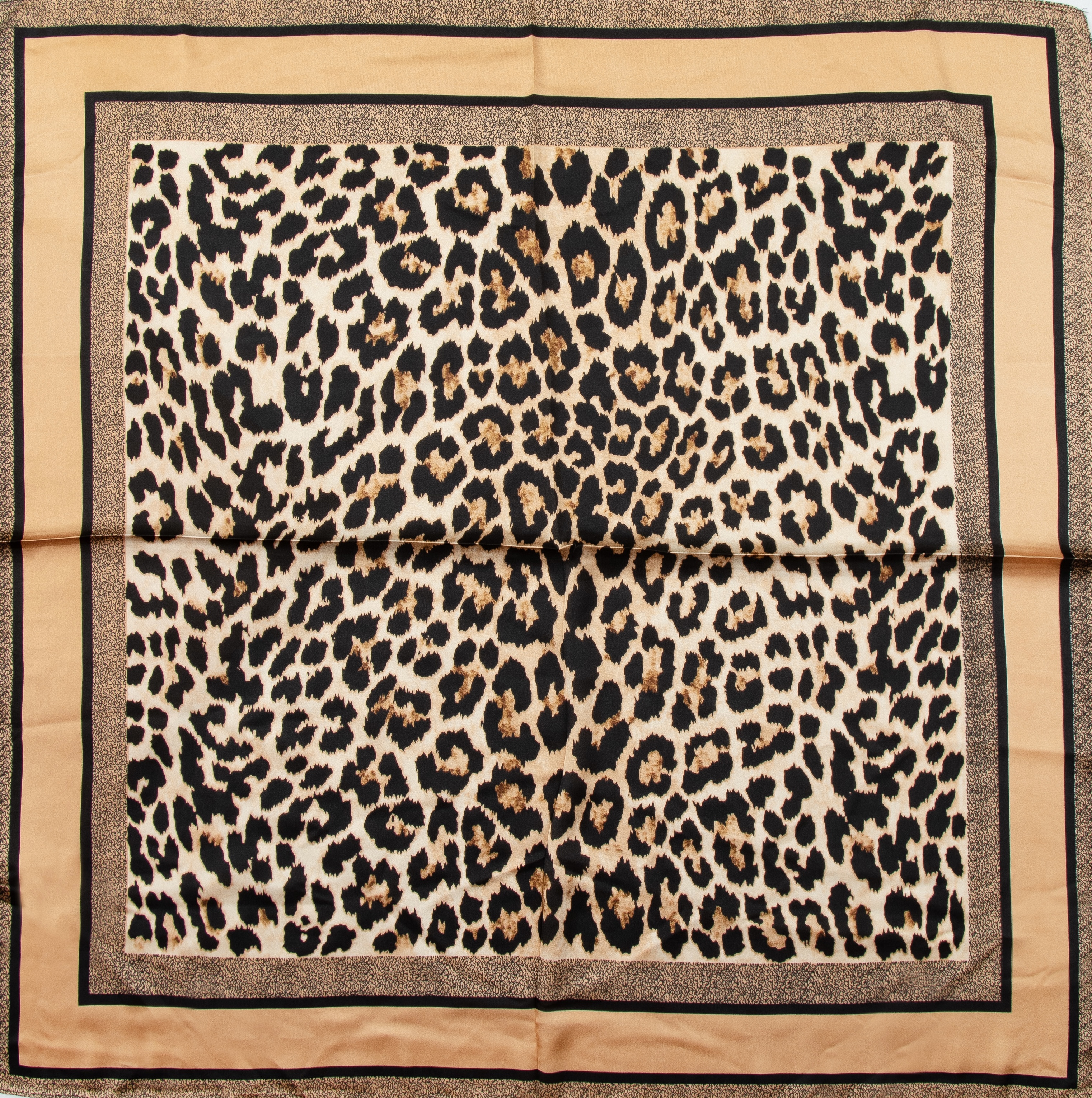 مینی اسکارف ابریشم سیلک پلنگی زنانه